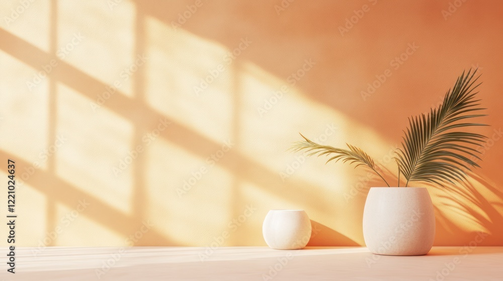 Poster a soft orange gradient background with subtle textures, creating a warm and inviting atmosphere, per