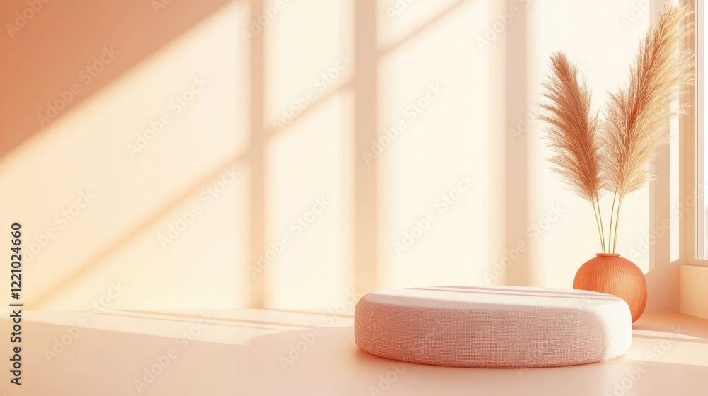 Poster a soft orange gradient background with subtle textures, creating a warm and inviting atmosphere, per