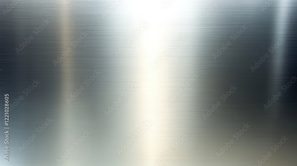 Poster soft silver metallic texture with a smooth gradient effect, creating a glossy and reflective surface