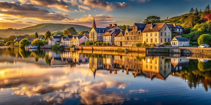 Serene Killaloe Creek: Stunning Architectural Reflections at Dawn