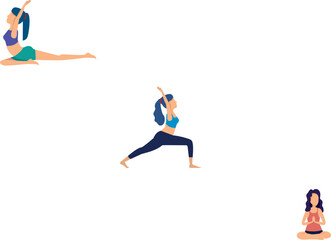 Exercise vector File for Banner, or Business