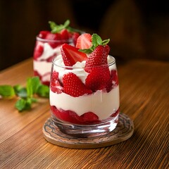 POSTRE,FRESA,MENTA,NATA,ORIGINAL,REFRESCANTE
