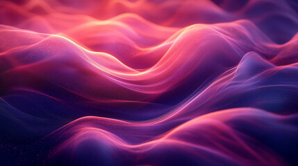 Obraz premium Abstract purple and pink light trails on dark background to evoke creativity
