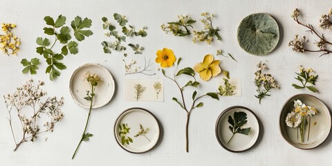 Nature's Palette: A Vibrant Collection of Wildflowers and Greenery for Inspiration