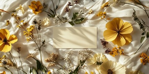 Elegant Floral Arrangement with Soft Textures: A Touch of Nature's Beauty and Calm