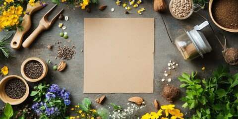 Nature's Palette: A Vibrant Garden Scene Inviting Creativity and Connection to Earth
