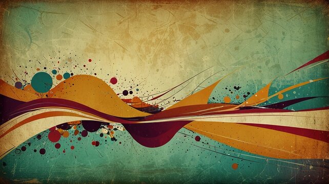 Abstract retro vintage textured background