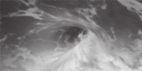 Distressed background in black and white texture with dark spots, scratches and lines. Abstract illustration