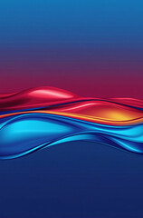 Fototapeta premium Abstract Background With Waves