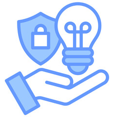 Fototapeta premium Intellectual Property Icon