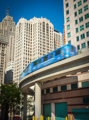 Downtown Detroit Rail Transit