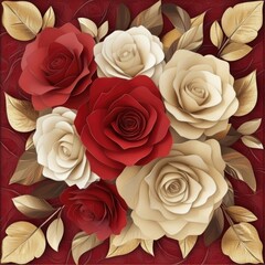 Rose Bouquet Artwork