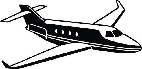 Multiple style Air Plane vector illustration, Air Plane silhouette vector art, Air Plane line art vector design