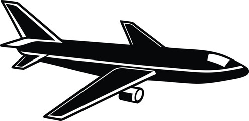 Multiple style Air Plane vector illustration, Air Plane silhouette vector art, Air Plane line art vector design