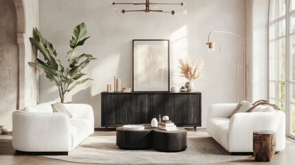 Modern Minimalist Living Room Interior Design