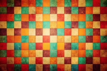 Fototapeta premium Vintage Checkered Abstract Background for Digital Marketing Campaigns