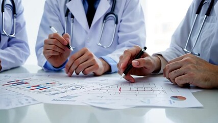 Medical Research Collaboration or Healthcare Investment Meeting - Powered by Adobe