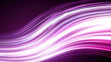 Abstract Purple and Pink Light Waves