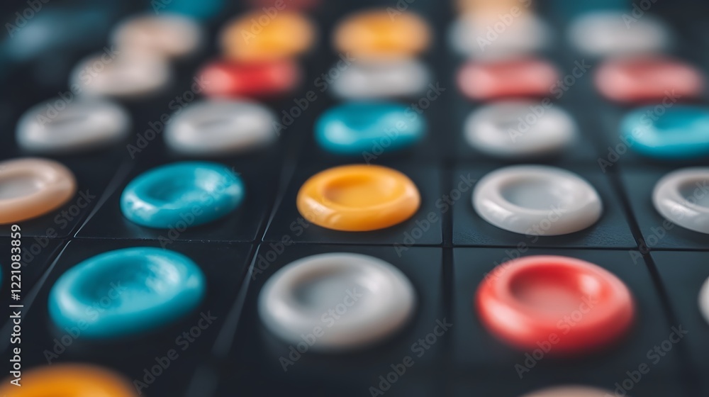 Poster virtual bingo card with checkable activities and sessions for event attendees