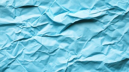Obraz premium Gentle Blue Paper Texture with Organic Creases