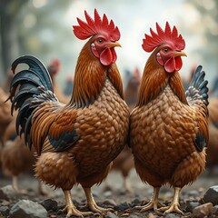 Fototapeta premium 3d real images of fruits, cats, animals, seasons