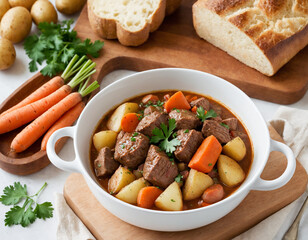 stew with vegetables