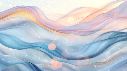 Beautiful and lovely glowing curved geometric lines background, product presentation concept curved wave liquid flowing fluid lines, curved line concept abstract background with bokeh or glitters.