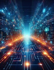Digital transformation technology strategy, IoT, internet of things. transformation of ideas and the adoption of technology in business in the digital age, enhancing global business capabilities