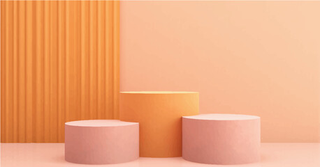 orange and paper background