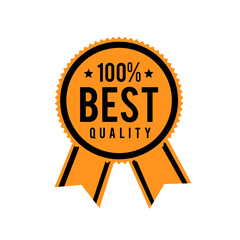 Sticker labelling brand quality sticker 