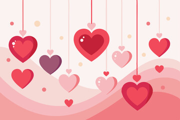 valentine hearts background