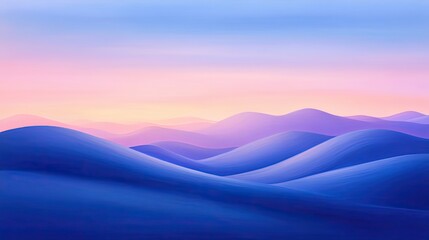 A glowing mountain range surrounded by natural. Misty mountain ridges fading into the horizon.