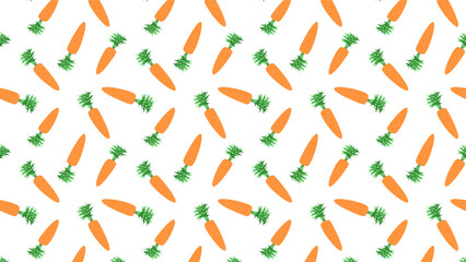 seamless pattern with carrot