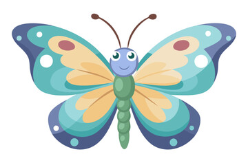 Vector Illustration of a Cartoon Animation of But on White Background - Creative, Playful, and Colorful Design