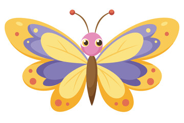 Vector Illustration of a Cartoon Animation of But on White Background - Creative, Playful, and Colorful Design