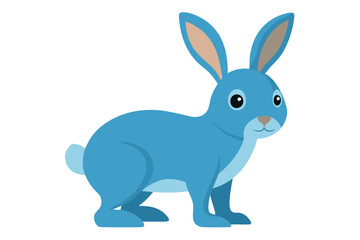  Watercolor Vector of a Cartoon Rabbit - Cute Hand-Painted Bunny Illustration for Animation  Design