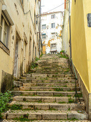 narrow street in the old town