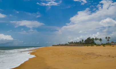 View of a beach in Cotonou