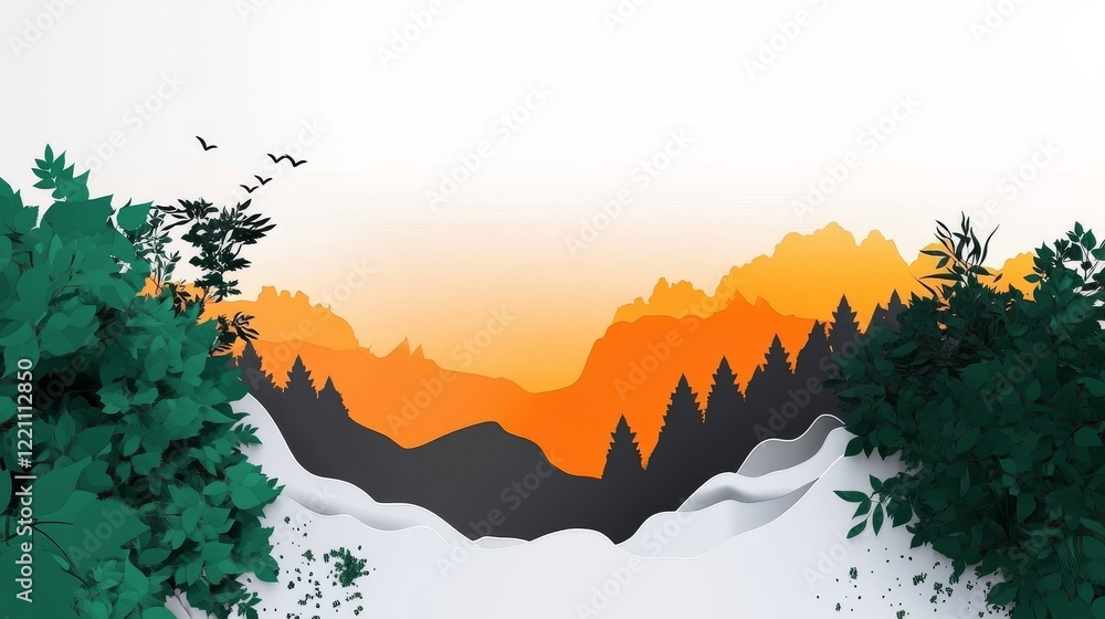 Poster intricate layers for a dynamic backdrop