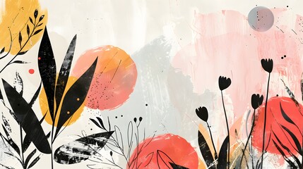 Illustration of Freehand revival mural in a trendy city alley, depicting modern life, graffiti influences, dynamic composition Ai Generate.
