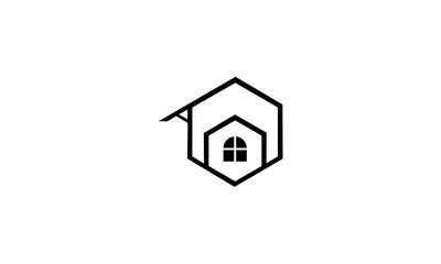 real estate house logo vector