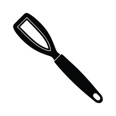 kitchen spatula isolated on white background