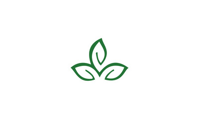 green leaf logo