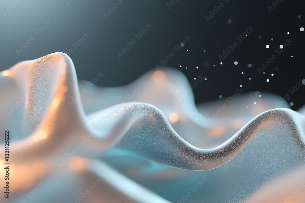 Poster this backdrop showcases glowing blue and teal vein-like structures on a gradient, creating a futuris
