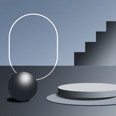 Sleek Geometric Abstract Design