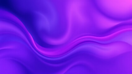 Fototapeta premium Abstract Fluid Waves in Vibrant Purple and Blue Gradient dynamic curves. gradient background Modern abstract background featuring smooth, flowing waves in dynamic purple and blue gradients. Perfect fo