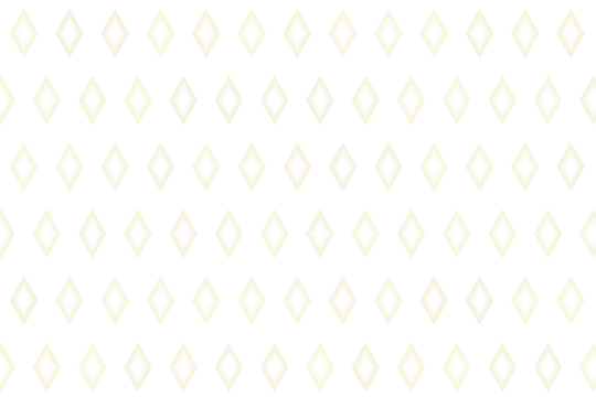 黄色と緑のダイヤモンドがふわっと輝くパターン模様