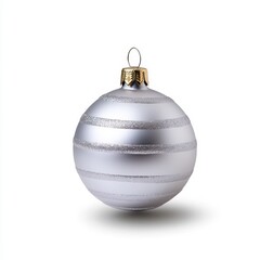 Silver christmas ball ornament for festive holiday decor shiny decorations for christmas tree and celebration 120