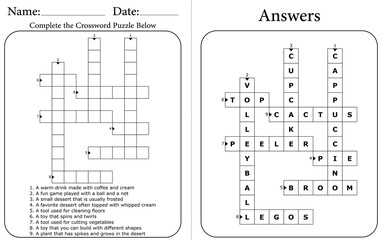 Educational Word Puzzle: Printable Engaging Activity for Kids