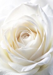 White flowers blooms generative ai